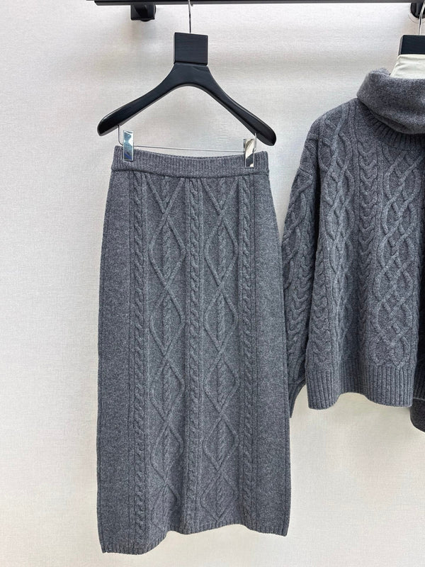ENSEMBLE JUPE EN MAILLE MAX MARA 25S 092