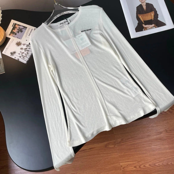 MIUMIU LONG-SLEEVE T-SHIRT STYLE 48