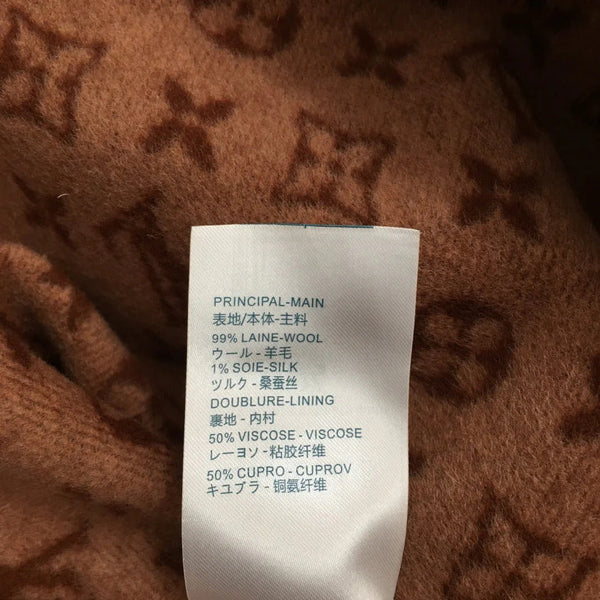 LV 25S BELTED WOOL COAT 0147