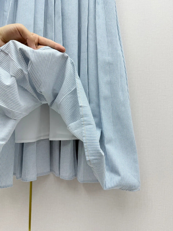 Robe Chemise Miumiu 2026 Coton Bleu 351552