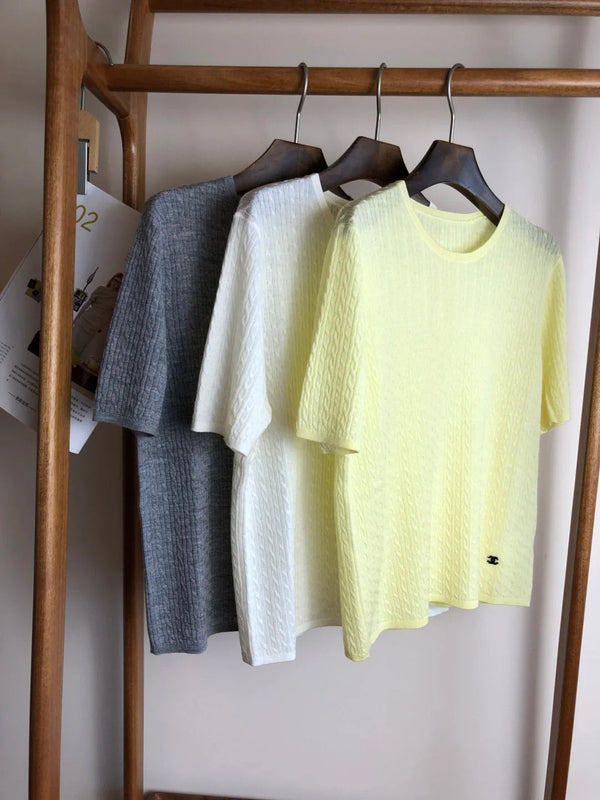 CHANEL 25S T-SHIRT COL ROND STYLE 164
