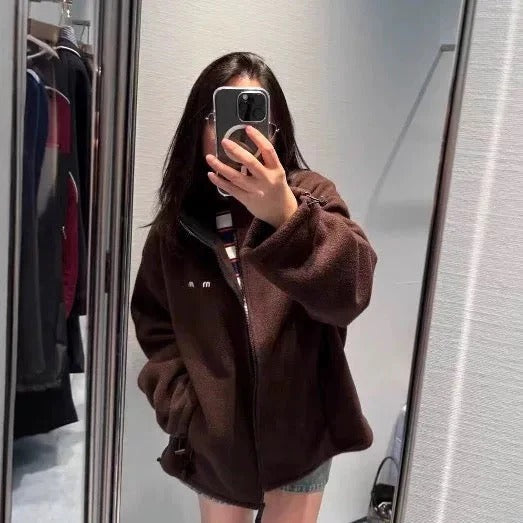 MIUMIU FLEECE JACKET STYLE 43