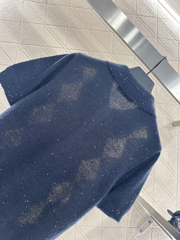 MIUMIU SHORT-SLEEVE KNIT TOP STYLE 22