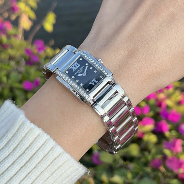 Montre Patek Philippe Twenty-Four 26,3mm à Cadran Noir