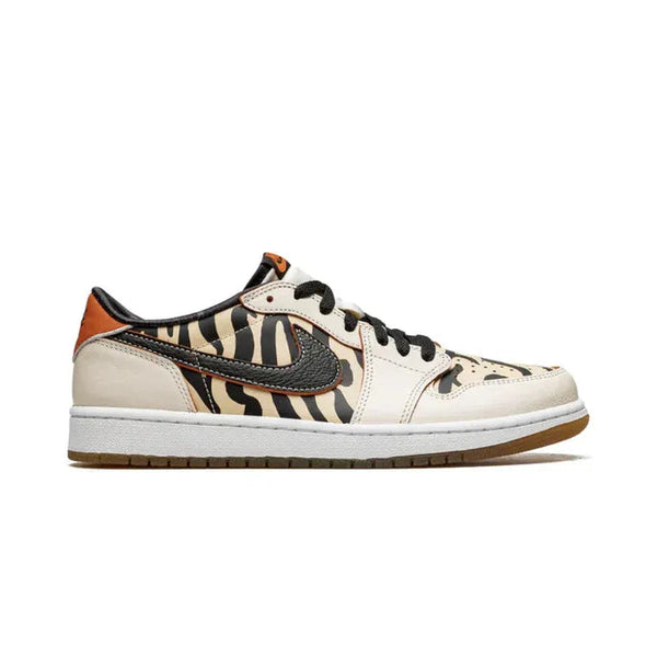 Nike Air Jordan 1 Beige Black Leather