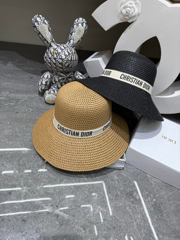 Chapeau de paille à large bord CD 280801