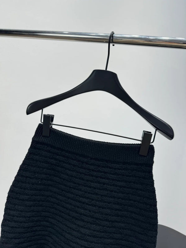Chanel 2026 Mini-jupe en maille crochetée en laine