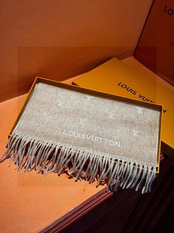 LV SCARF 180 CM IN CASHMERE 730568
