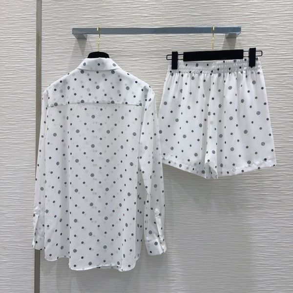 CC 25 Ensemble Noir mélange Blanc Fibre de Polyester