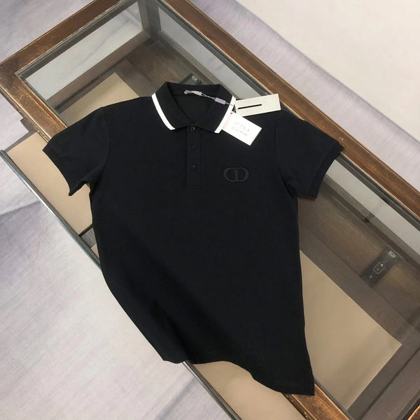 CD 26A Men Short-Sleeve Collared Polo Shirt Cotton 290803