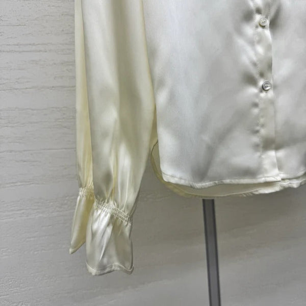 Chemise Chanel 2026 crème en polyester 356977