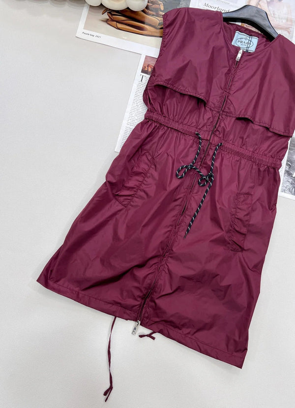 PRADA JUPE À TAILLE ÉLASTIQUE 25S 305