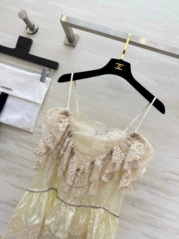 CC 2026 Milk Apricot Lace Camisole 392435