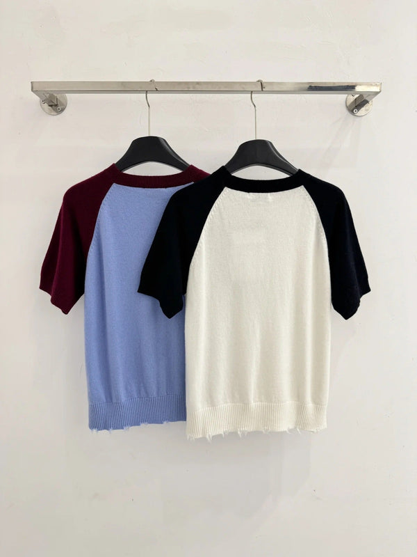 Chanel 2026 T-shirt à manches courtes en laine