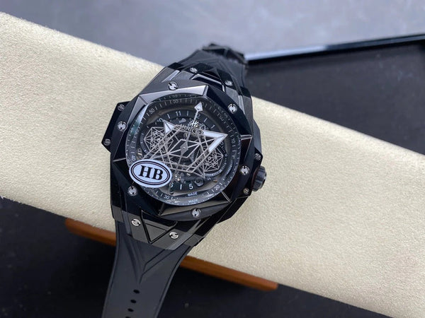 Hublot Big Bang Sang Bleu II Black Ceramic 45mm Watch