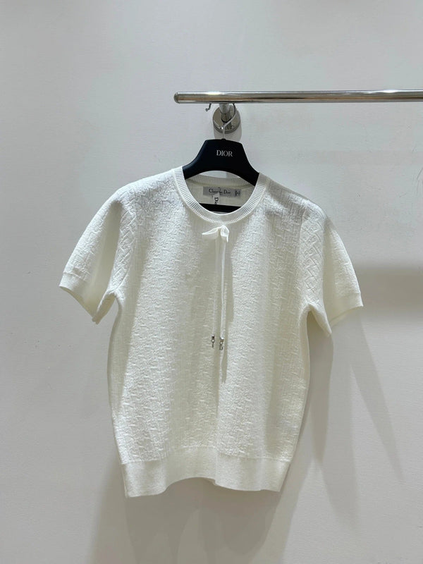 Dior 2026 Knit Short-sleeved Top Wool 399416