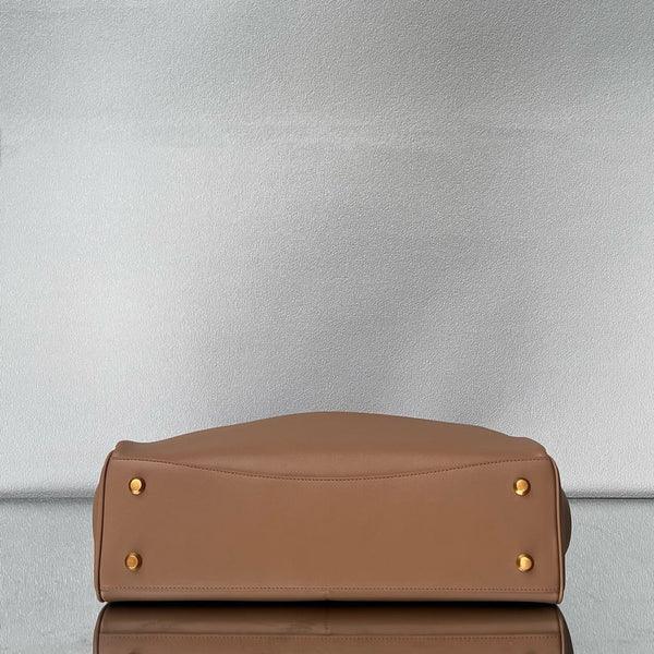 Balenciaga Large Bag 40 Rich Brown Calfskin Gold Hardware