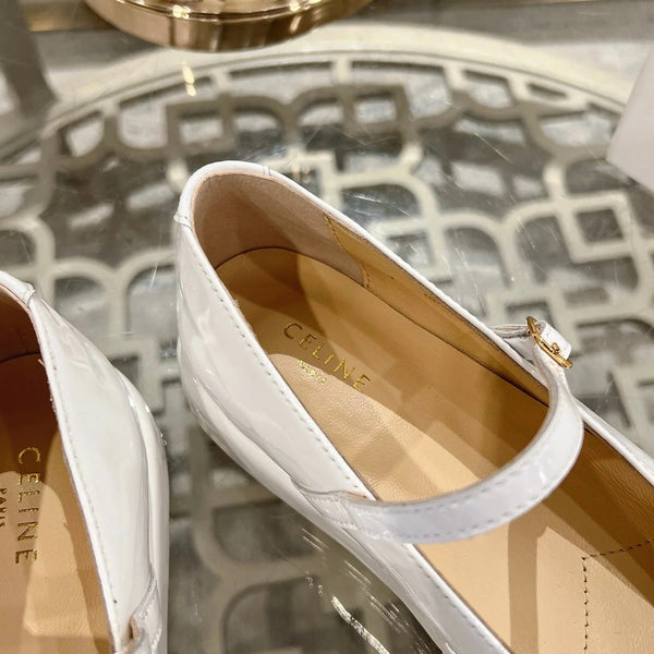 CL 26 Mary-Jane Ballerina Shoes Patent Calfskin 736544