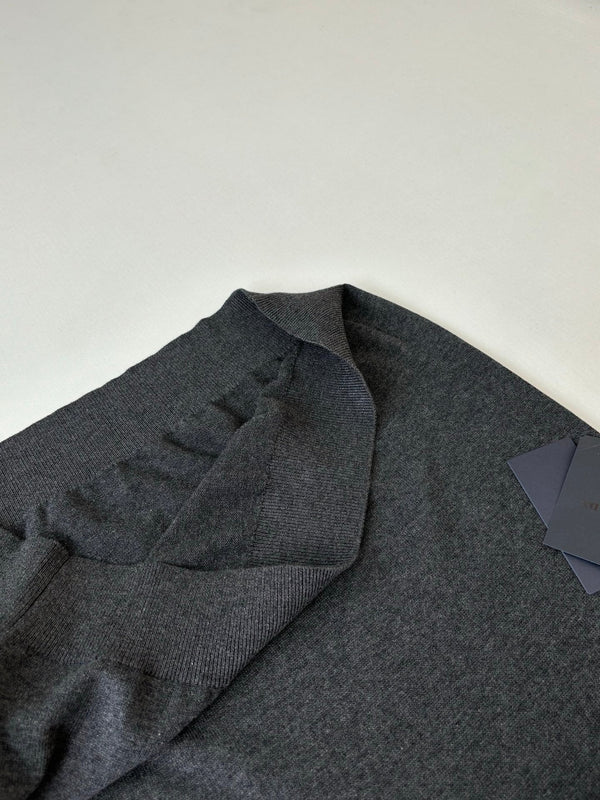 PRA 2026 Men's Short-Sleeve T-Shirt Dark Grey Caramel Knit Fabric