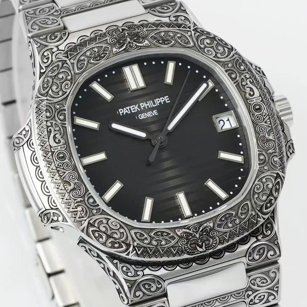 Patek Philippe Nautilus 5711 "Children Action"40mm Black Dial Stainless Steel Case