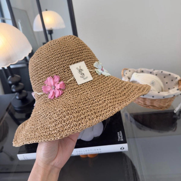 YSL Flower Straw Hat 295181