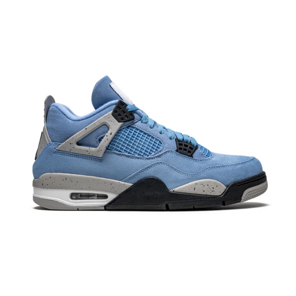 Nike Air Jordan 4 Blue Black Suede 04