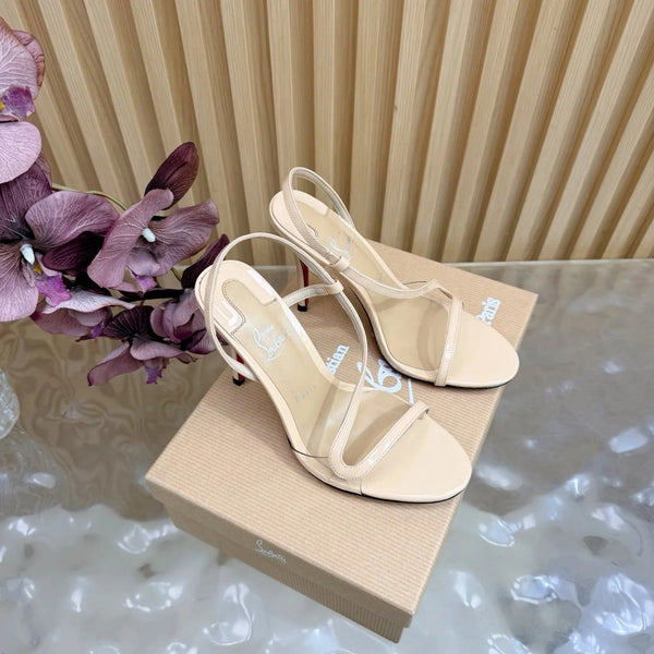 CL 2026 Rosa Z Slingback Sandals 100mm Patent Leather 776004