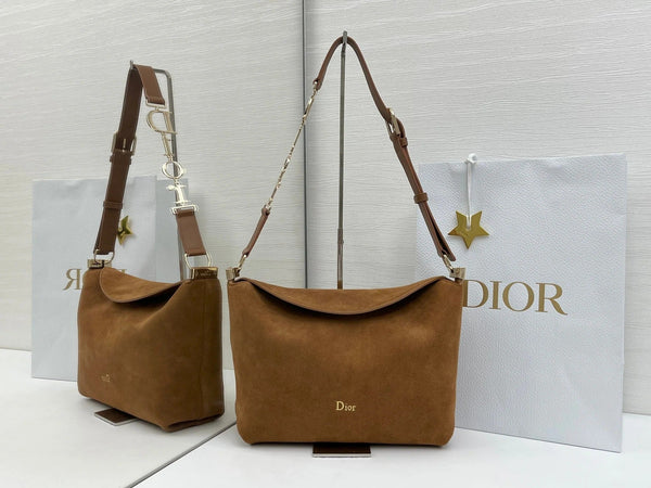 Dior 2026 Diorly Bag 28cm Suede Calfskin