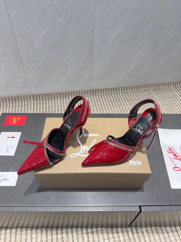CL 26SS Slingback 100 Red Patent Leather 613789