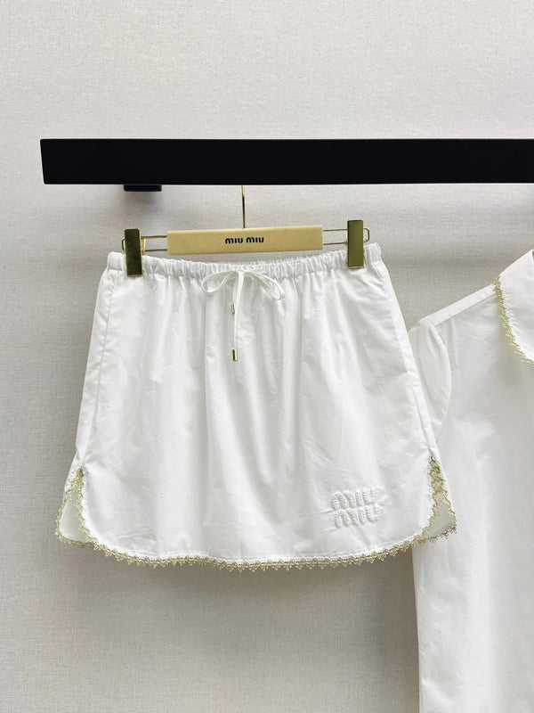 Miu 2026 Set White Cotton 445696