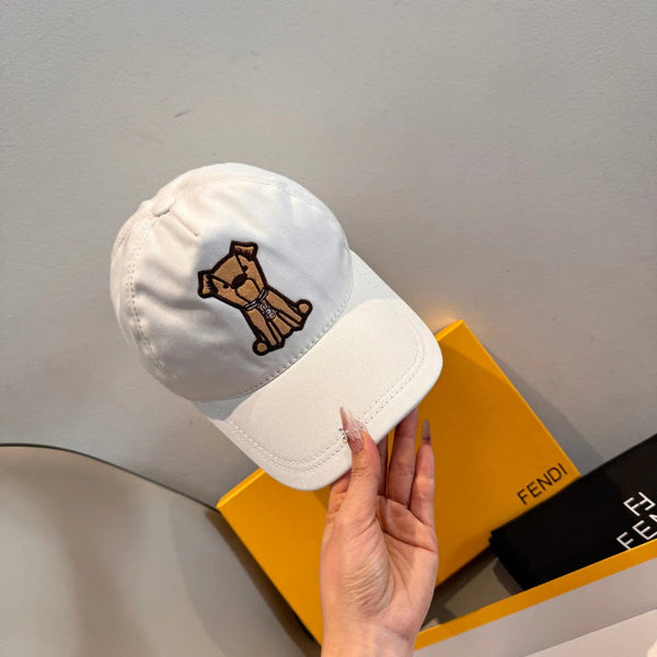 FF Baseball Cap with Dog Embroidery 295235