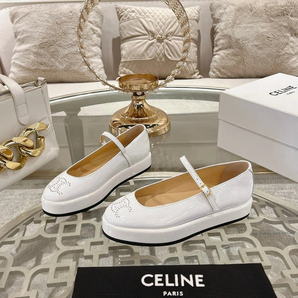 CL 26 Mary-Jane Ballerina Shoes Patent Calfskin 736544