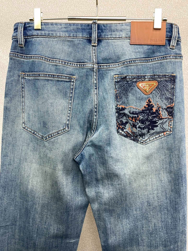 PRA 2026 Men's Jeans Blue Denim 851902