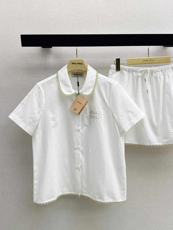 Miu 2026 Set White Cotton 445696