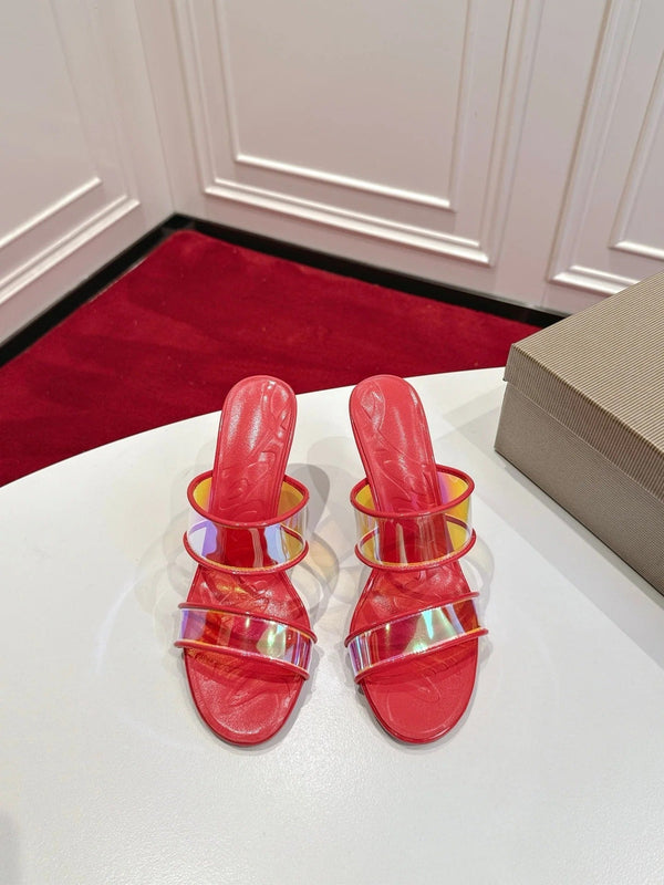 CL 2026 Just Loubi 100mm Mules PVC Lambskin 780411