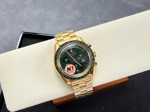 Omega Speedmaster Professional Moonwatch 42mm Yellow Gold Black Dial 233472