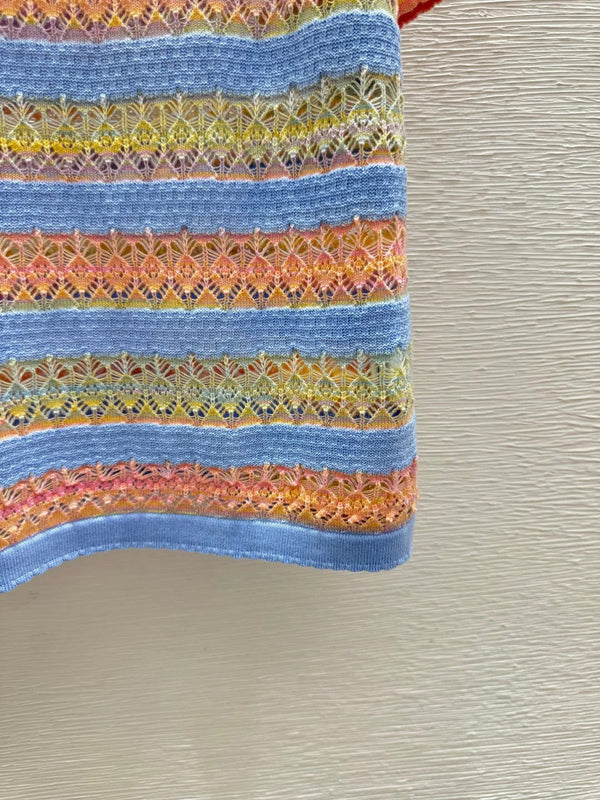 CC 2026 Striped Short-sleeved Shirt Multicolor Wool 516774