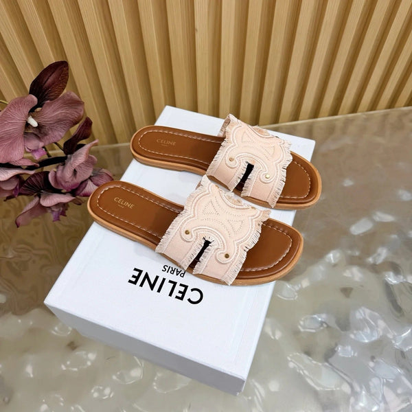 CL 26 Marina Mules Canvas Leather 749449