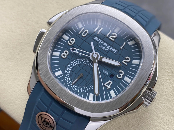 Patek Philippe Aquanaut Travel Time 40mm Blue Dial Steel Case
