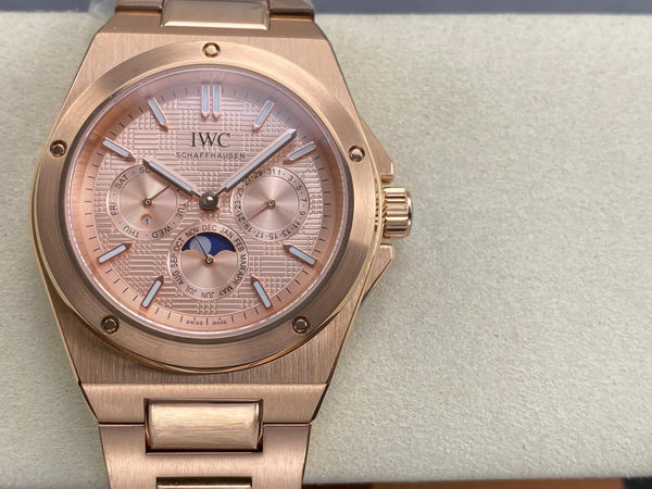 IWC Ingenieur Calendrier Perpétuel 41 Boîtier Or Rose