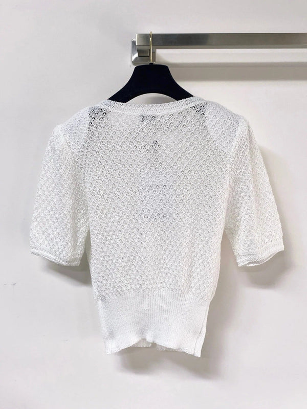 CC 2026 Knit Cardigan Tops Laine Wool 375026