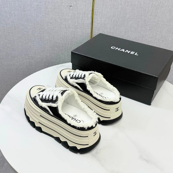 CC 2026 Flatform Mule Sneakers Canvas 801421