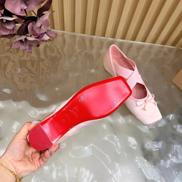 CL 2026 Cassiasticina Ballet Flats Silk Sheepskin 698252
