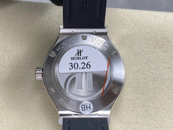 Hublot Classic Fusion 33mm Watch Black Dial And Black Leather Strap