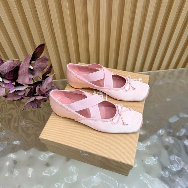 CL 2026 Cassiasticina Ballet Flats Silk Sheepskin 698252