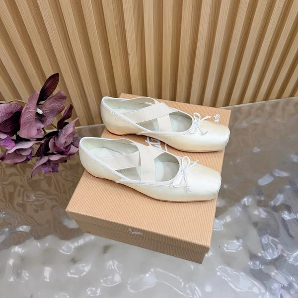 CL 2026 Cassiasticina Ballet Flats Silk Sheepskin 698252