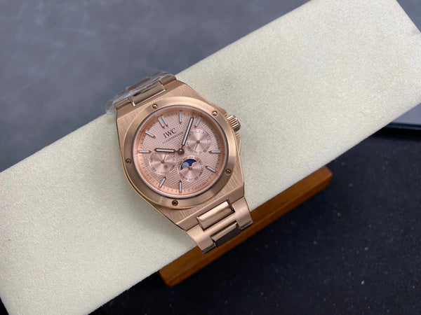 IWC Ingenieur Calendrier Perpétuel 41 Boîtier Or Rose