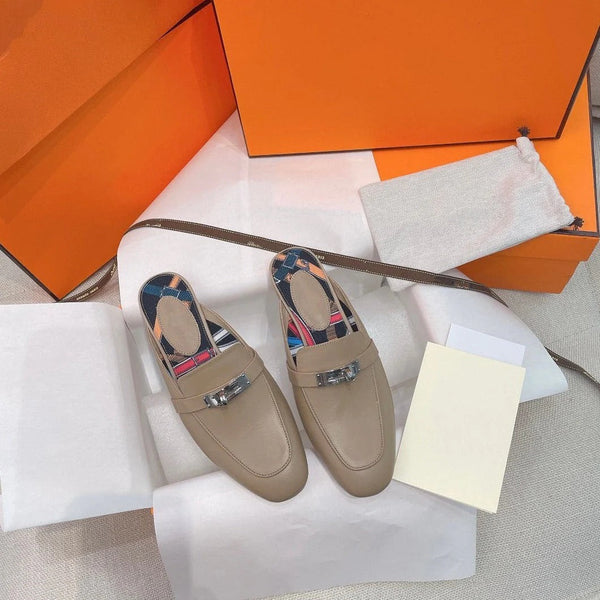0Z Mule Marrone Pelle di Vitello