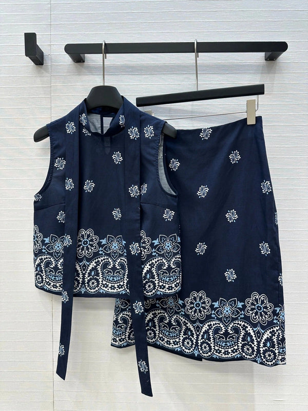 COMPLETO TOP E GONNA SENZA MANICHE MIUMIU 264444