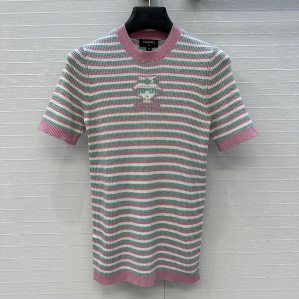 TOP IN MAGLIA CHANEL STILE 61